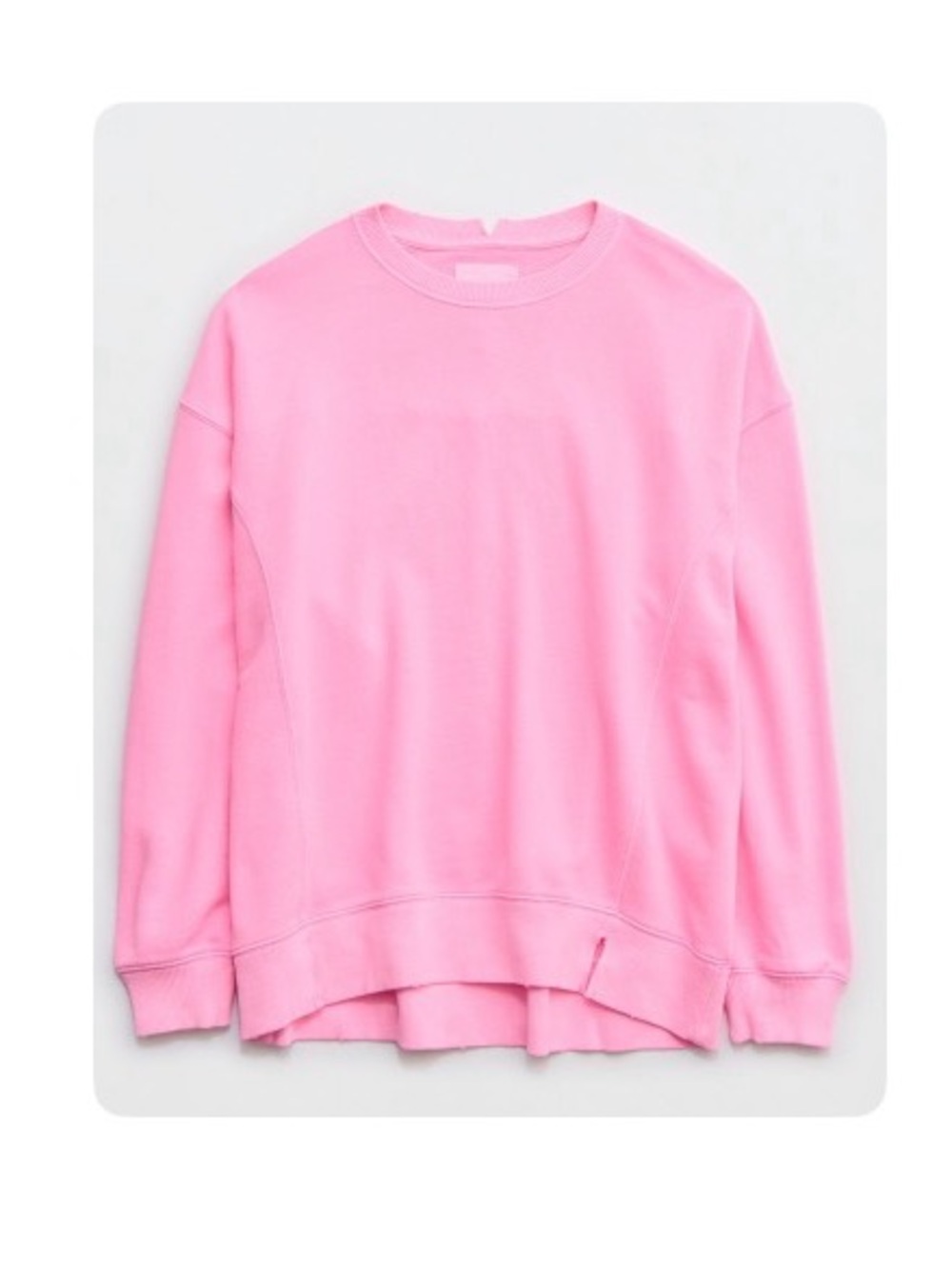 aerie Pink Crewneck Sweatshirt